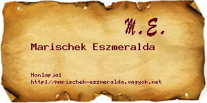 Marischek Eszmeralda névjegykártya